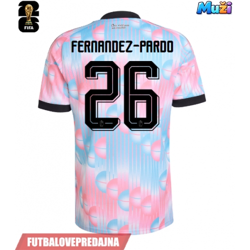 Lacne Muži Futbalové dres Belgicko Matias Fernandez-Pardo #26 MS 2026 Krátky Rukáv - Preč